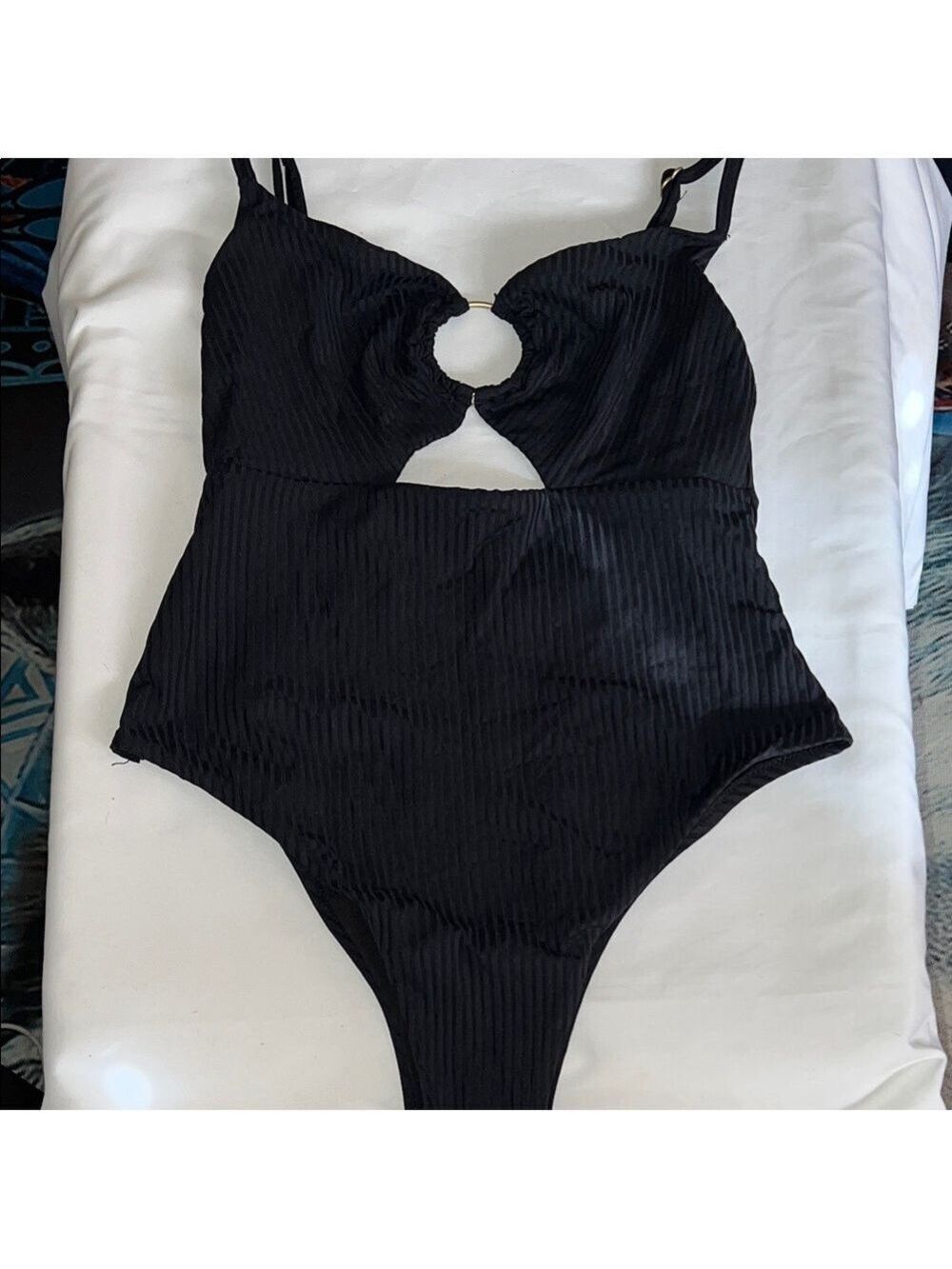 Navy Blue One Piece Swimsuit